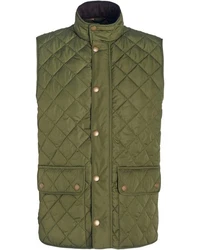 Barbour Steppweste New Lowerdale Dunkelgrün