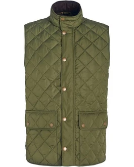 Barbour Steppweste New Lowerdale Dunkelgrün