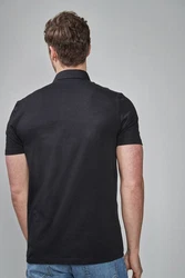 Next Poloshirt Schwarz/Dunkelgrau