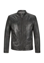Milestone Bikerjacke Lederjacke MSLacona 