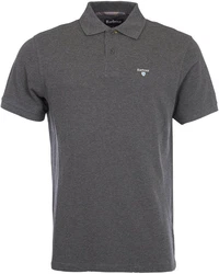 Barbour Poloshirt Polo Tartan Pique Dunkelgrau/Grau