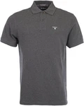 Barbour Poloshirt Polo Tartan Pique Dunkelgrau/Grau