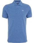 Barbour Poloshirt Polo Tartan Pique Blau/Hellblau