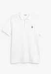 Next Poloshirt Slim Fit Piqu-Polohemd Lila/Grün/Weiß