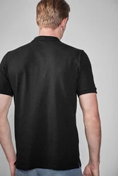 Next Poloshirt Slim Fit Piqu-Polohemd Schwarz/Rot