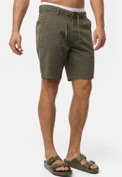 Indicode Chinoshorts Vino Dunkelgrün/Khaki