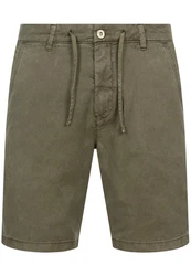 Indicode Chinoshorts Vino Dunkelgrün/Khaki
