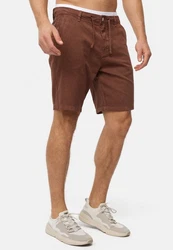 Indicode Chinoshorts Vino Braun/Beige/Dunkelrot/Orange