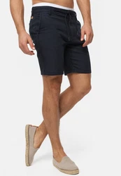 Indicode Chinoshorts INCaro Dunkelblau/Blau