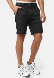 Indicode Chinoshorts INDiago Schwarz/Dunkelgrau/Dunkelblau