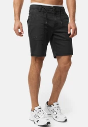 Indicode Chinoshorts INDiago Schwarz/Dunkelgrau/Dunkelblau