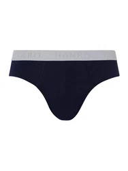 Hanro Slip Cotton Essentials Rot/Dunkelblau