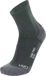 UYN Wandersocken MAN TREKKING 2IN SOCKS MILITARY/GREY MEL