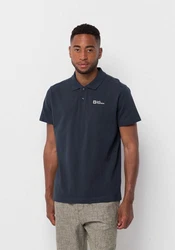 Jack Wolfskin Poloshirt ESSENTIAL POLO Dunkelblau/Blau