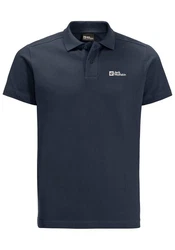 Jack Wolfskin Poloshirt ESSENTIAL POLO Dunkelblau/Blau