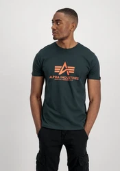 Alpha Industries T-Shirt Basic T 2 Pack Grün/Dunkelgrün