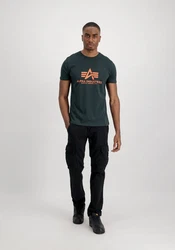 Alpha Industries T-Shirt Basic T 2 Pack Dunkelgrün/Grün/Blau