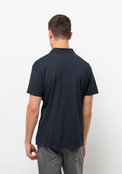Jack Wolfskin Poloshirt PIKEH POLO M Dunkelblau/Blau