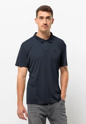 Jack Wolfskin Poloshirt PIKEH POLO M Dunkelblau/Blau