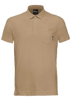 Jack Wolfskin Poloshirt TERRAL POLO Khaki/Beige/Braun Jack Wolfskin Poloshirt TERRAL POLO Khaki/Beige/Braun