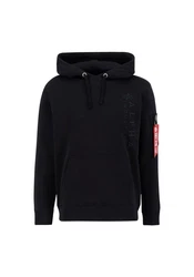 Alpha Industries Hoodie Embroidery Hoodie Dunkelblau/Schwarz