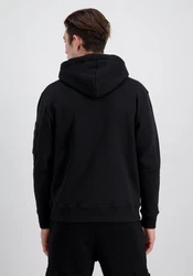 Alpha Industries Hoodie Embroidery Hoodie Dunkelblau/Schwarz