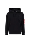 Alpha Industries Hoodie Embroidery Hoodie Dunkelblau/Schwarz