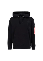 Alpha Industries Hoodie Embroidery Hoodie Dunkelblau/Schwarz