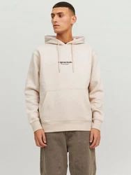 Jack & Jones Hoodie JORVESTERBRO Beige/Khaki/Braun