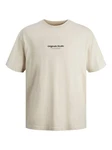 Jack & Jones T-Shirt JORVESTERBRO TEE SS CREW NECK NOOS Beige/Khaki/Braun