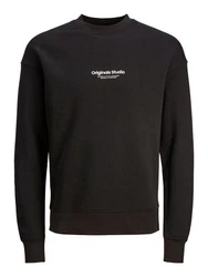 Jack & Jones JORVesterbro Sweatshirt Schwarz/Gelb/Dunkelbraun