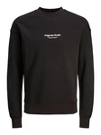 Jack & Jones JORVesterbro Sweatshirt Schwarz/Gelb/Dunkelbraun