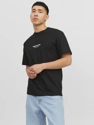 Jack & Jones T-Shirt JORVesterbro Schwarz/Dunkelgrau