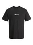 Jack & Jones T-Shirt JORVesterbro Schwarz/Dunkelgrau