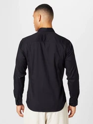 JACK & JONES Hemd 'Gingham' schwarz