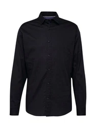 JACK & JONES Hemd 'Gingham' schwarz