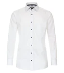 CASAMODA Businesshemd Comfort Fit Kentkragen Creme/Weiß