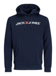 JACK & JONES Male Hoodie Logo Dunkelblau