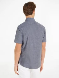 Tommy Hilfiger Kurzarmhemd 1985 FLEX OXFORD RF SHIRT Grau/Hellblau/Blau/Dunkelblau