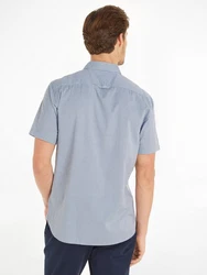 Tommy Hilfiger Kurzarmhemd FLEX GINGHAM RF SHIRT Hellblau/Dunkelblau/Grau/Blau
