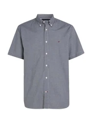 Tommy Hilfiger Kurzarmhemd FLEX GINGHAM RF SHIRT Hellblau/Grau/Dunkelblau/Blau
