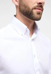 Eterna Kurzarmhemd Modern Fit Businesshemd Grün/Weiß/Braun/Rot/Grau/Creme