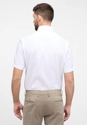Eterna Kurzarmhemd Modern Fit Businesshemd Grün/Weiß/Braun/Rot/Grau/Creme