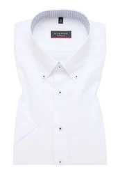 Eterna Kurzarmhemd Modern Fit Businesshemd Grün/Weiß/Braun/Rot/Grau/Creme