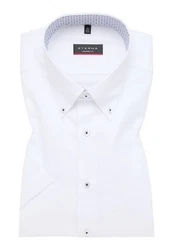 Eterna Kurzarmhemd Modern Fit Businesshemd Grün/Weiß/Braun/Rot/Grau/Creme