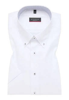 Eterna Kurzarmhemd Modern Fit Businesshemd Grün/Weiß/Braun/Rot/Grau/Creme