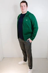 Lacoste Sweatjacke grün