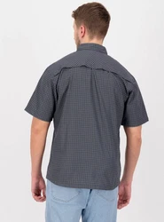 DEPROC Active Outdoorhemd COPPER NEW CS Schwarz/Dunkelblau/Grau/Blau/Dunkelgrau