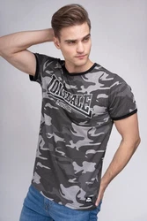 Lonsdale T-Shirt Cobbett Dunkelgrün/Dunkelgrau