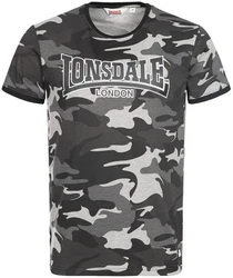Lonsdale T-Shirt Cobbett Dunkelgrün/Dunkelgrau
